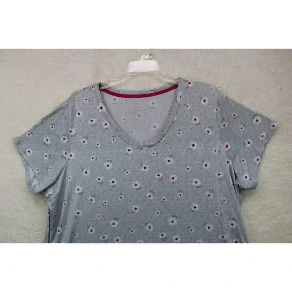 Joyspun Women's Long Pajama Gown-Size 2X(18W-20W)-Soft-Pockets - Picture 2 of 8